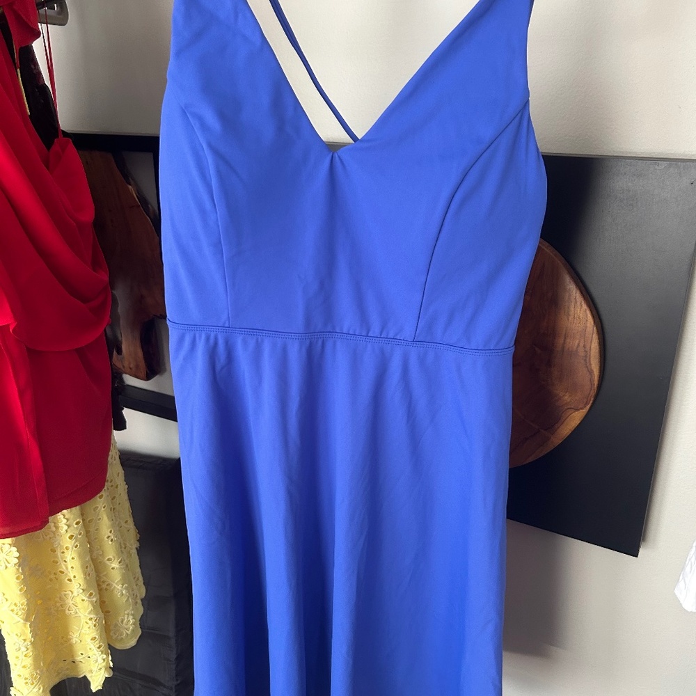Blue sports dress